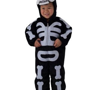 Toddler skeleton costume size 2-4T